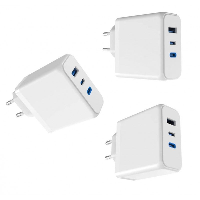 Chargeur secteur 65W triple sorties