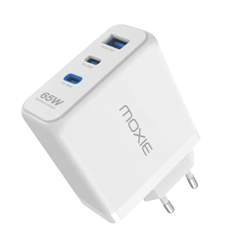 Chargeur secteur 65W triple sorties
