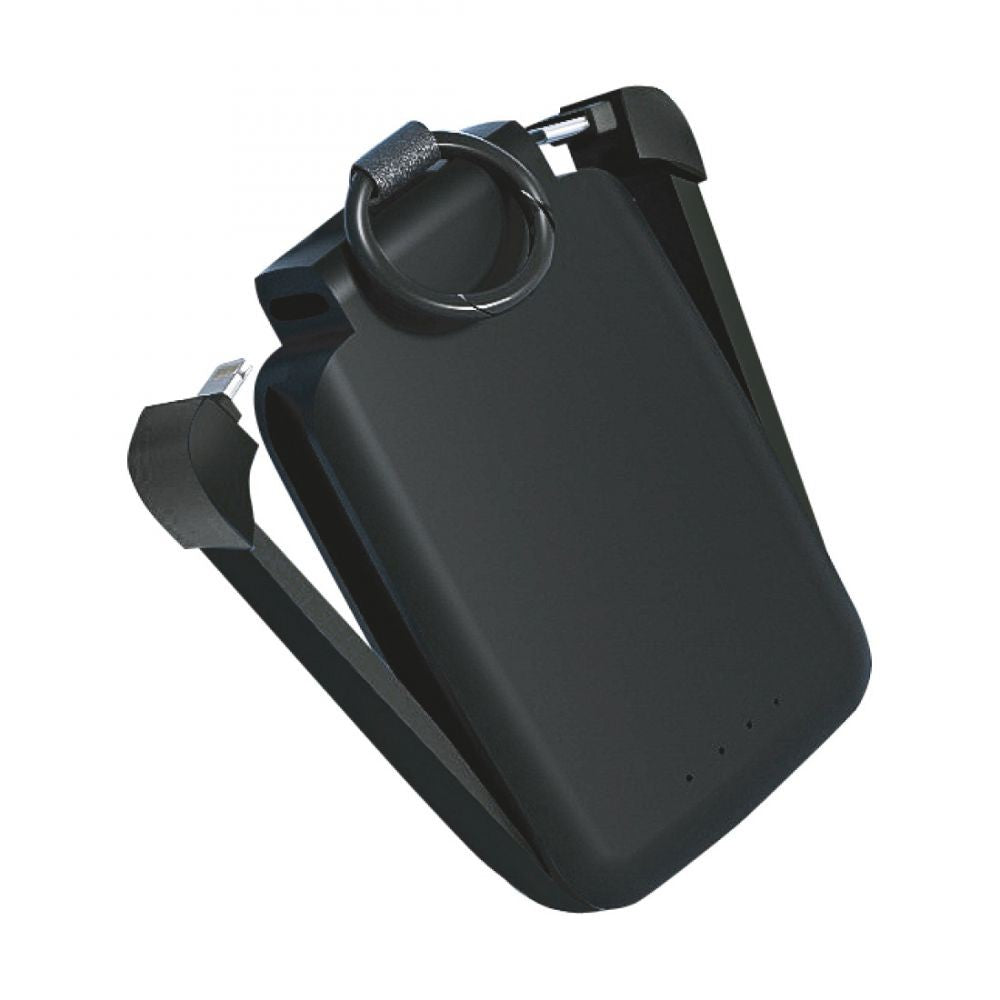 Powerbank Noir 2000 mAh en fibre de blé ultra compact