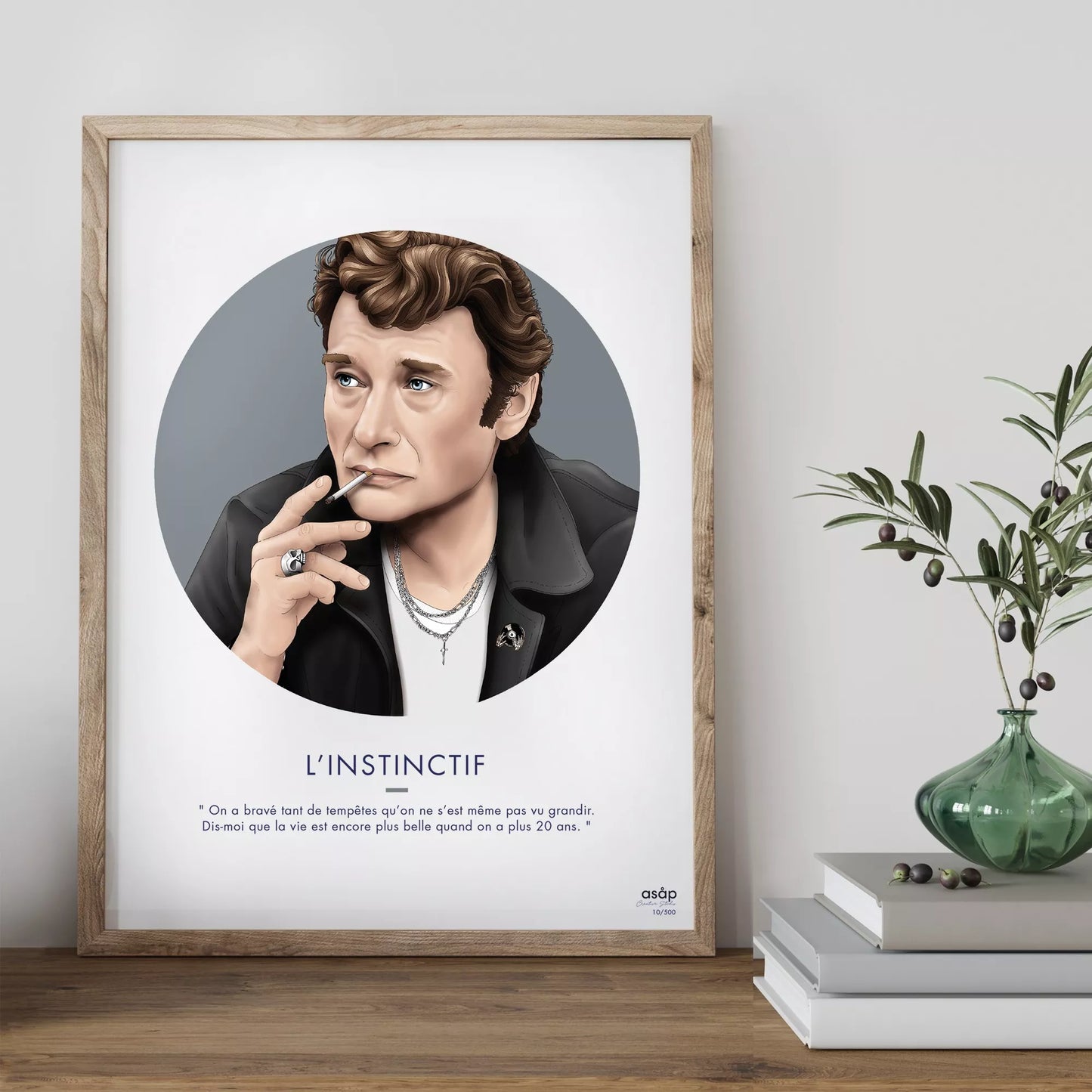 Affiche L'Instinctif - Johnny Hallyday