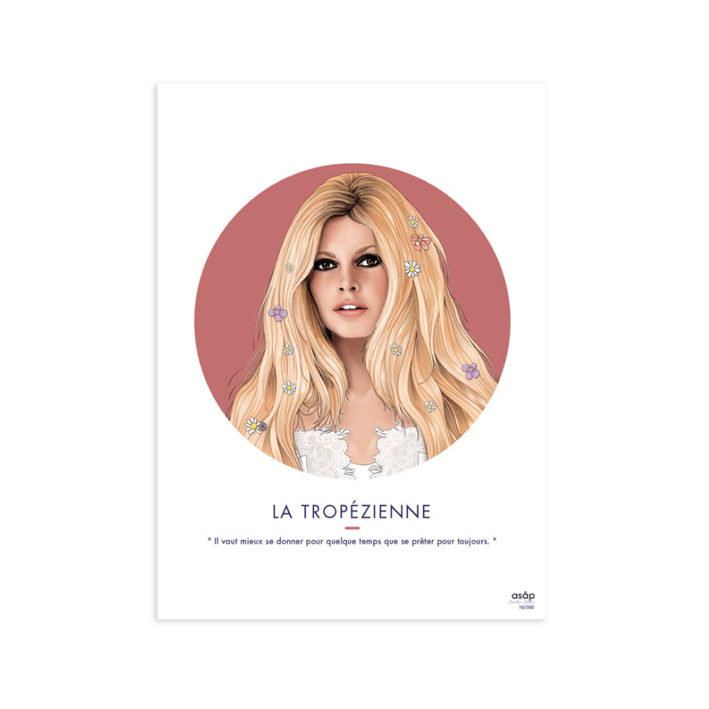 Affiche La Tropézienne - Brigitte Bardot