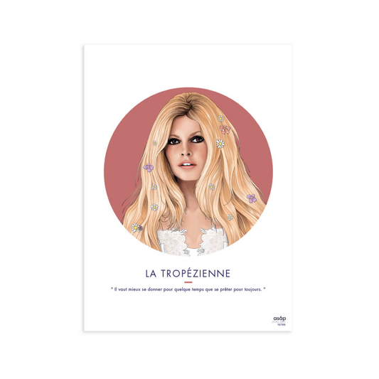 Affiche La Tropézienne - Brigitte Bardot