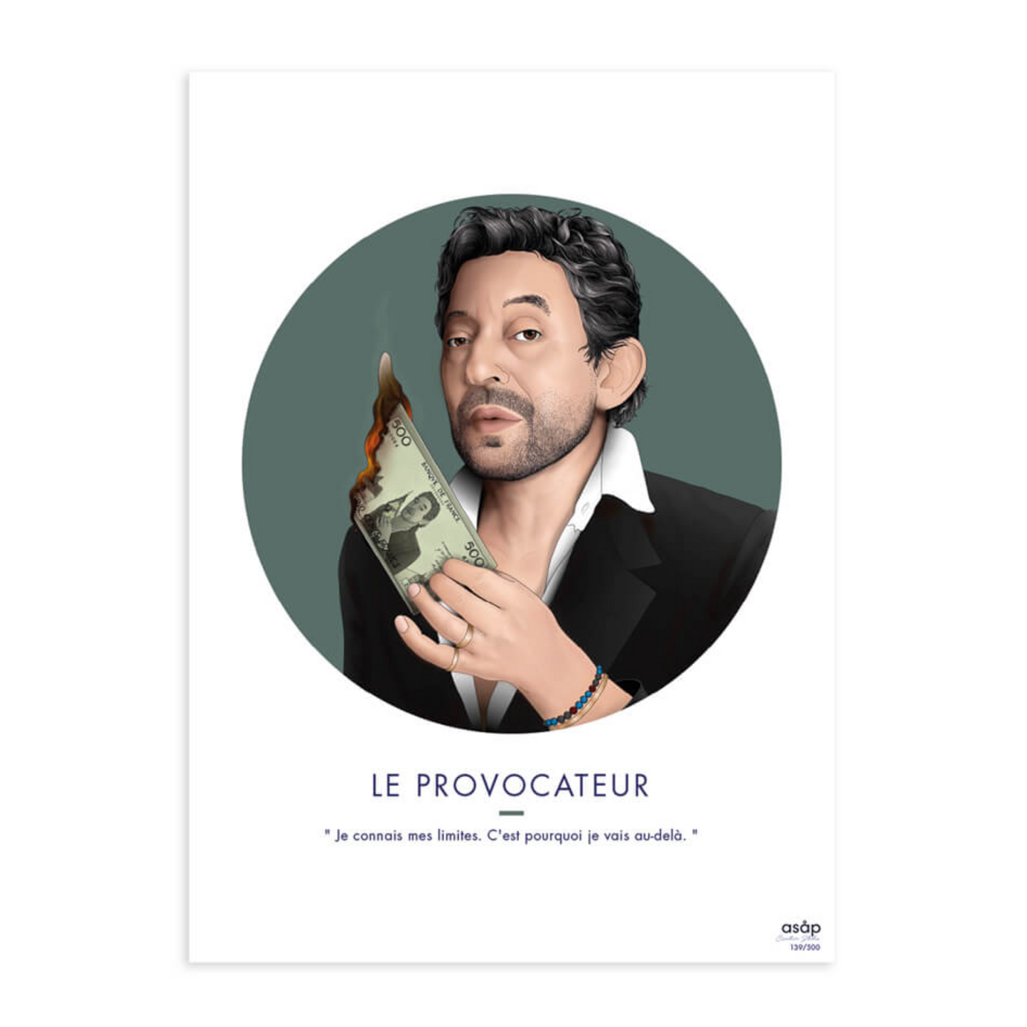 Affiche Le Provocateur - Serge Gainsbourg