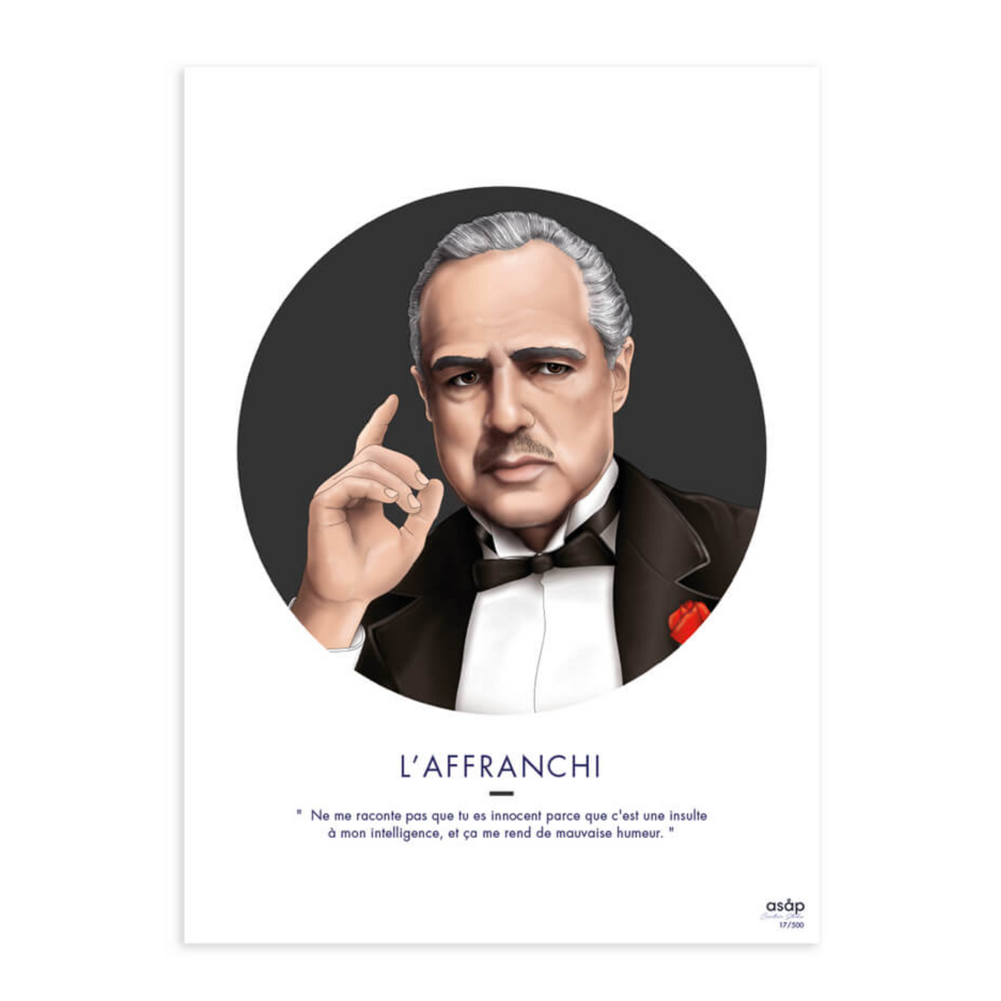 Affiche "L'Affranchi" - Don Vito Corleone