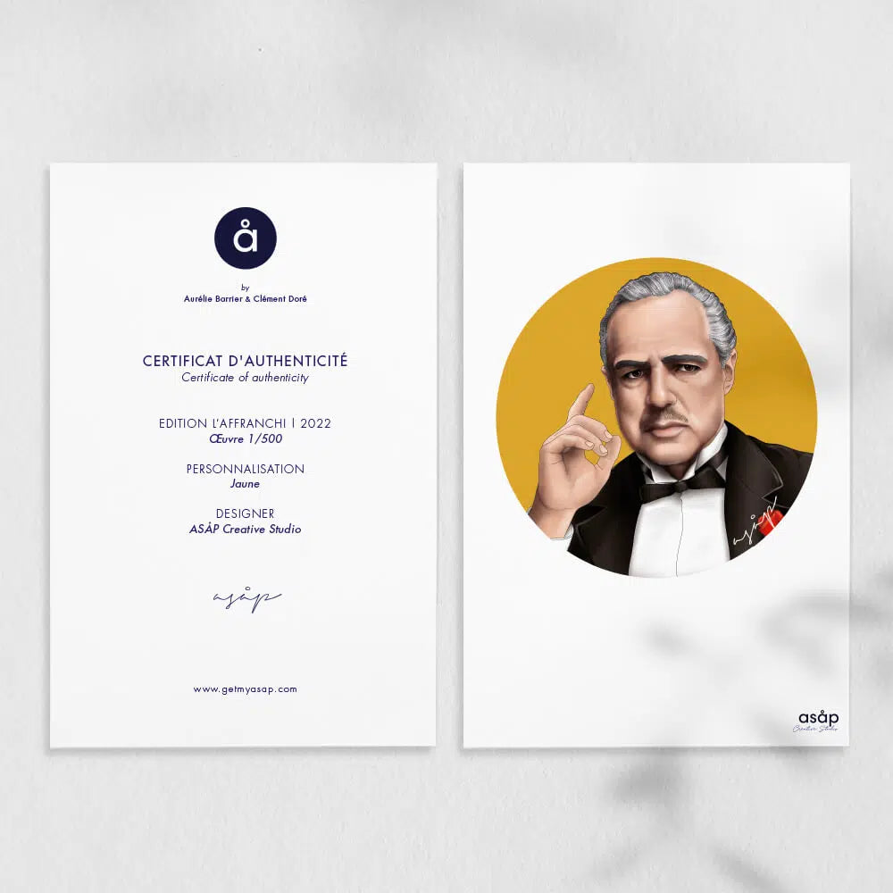 Affiche "L'Affranchi" - Don Vito Corleone