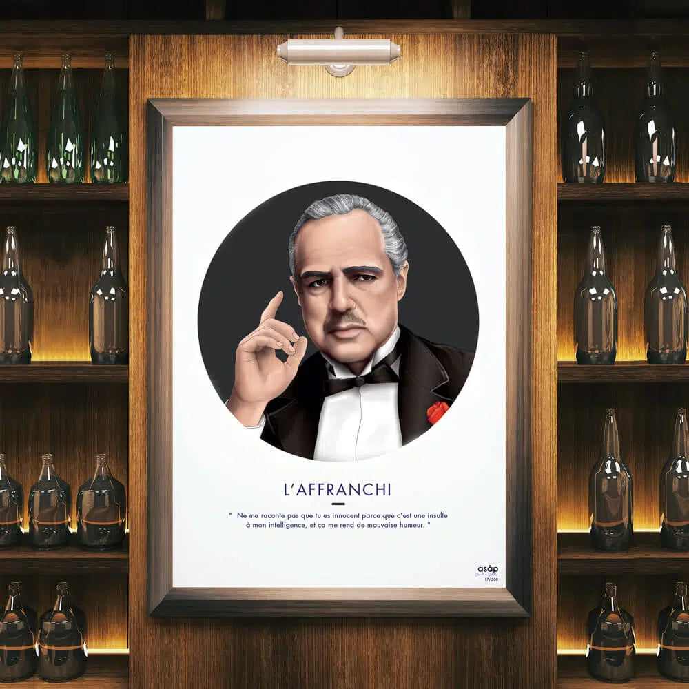 Affiche "L'Affranchi" - Don Vito Corleone