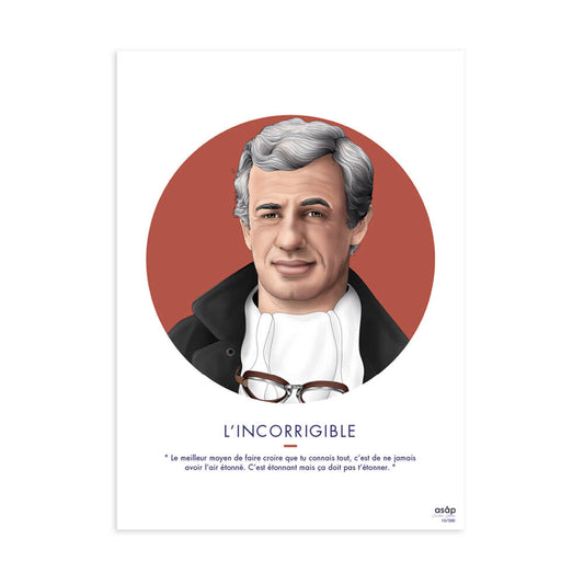 Affiche L'Incorrigible - Jean-Paul Belmondo